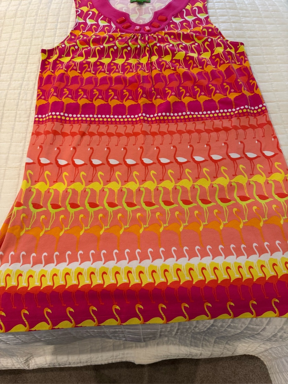 Island Republic Women’s Pink & Orange Patterned Dress